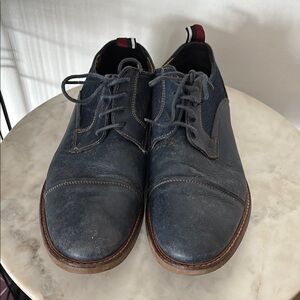 Ben Sherman size 11.5 Men's Blue Leather Shoes